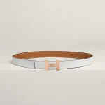 Mini Constance belt buckle & Reversible leather strap 24 mm - Image 2